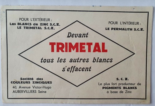 Buvard trimetal - buvard,