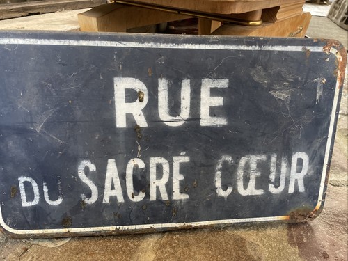 Ancienne plaque émaillée - Émaillée, de