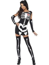 Costume De Squelette Sexy Adulte Moyen