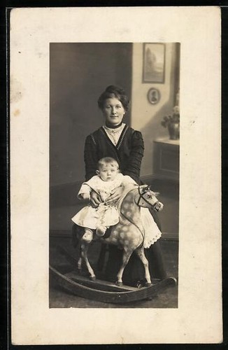Carte postale photo femme avec