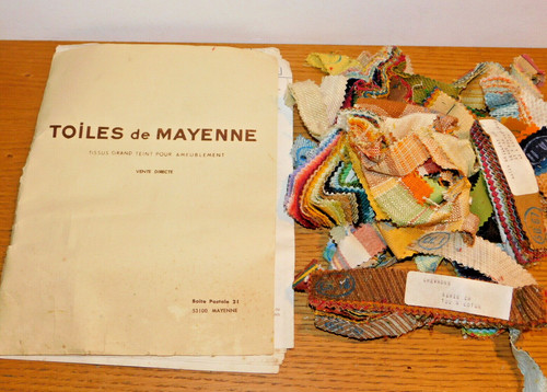 Vintage lot toiles - de, mayenne