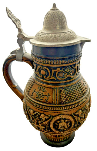 Chope bière ancienne avec - bière,