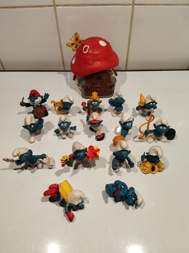 Lot schtroumpfs schleich - lot, +