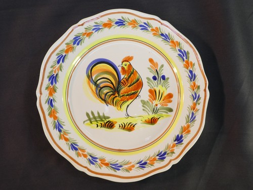 Assiette faience henriot - assiette,