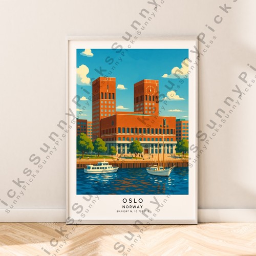 Oslo voyage imprimé - oslo,