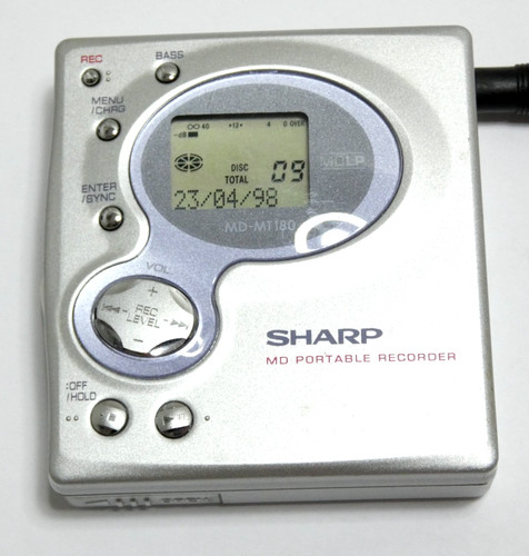 Sharp mt180h walkman net md - walkman,