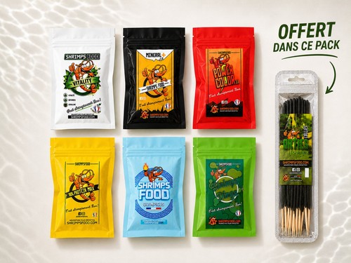 Pack pellets crevettes - pack,