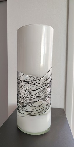 Vase rouleau vintage - vase, verre