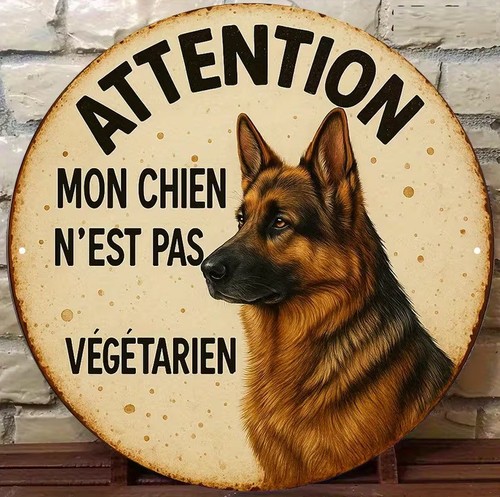 Plaque métallique humour - plaque,