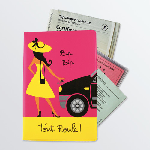 Etui rangement protège carte