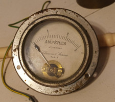 ancien appareil de mesure amperes  Chauvin et Arnoux Paris