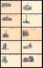 Belgium - BRUSSELS - PRECURSOR CARDS - Series of 10 Postcards - Ed. In