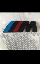 Logo Coffre BMW M Métal Noir