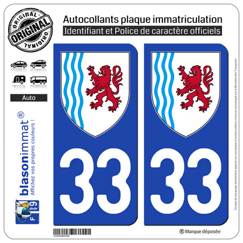Stickers autocollant plaque - 2,