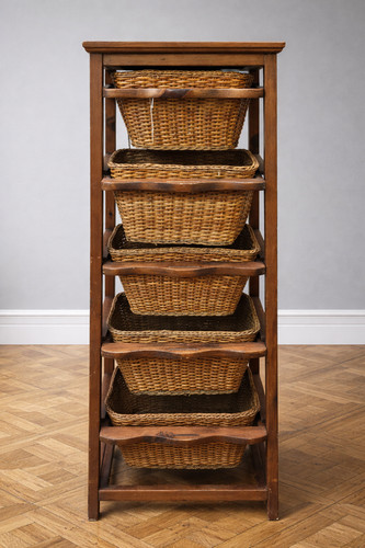 Meuble rangement rustique - rangement,