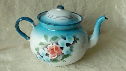 Theiere cafetière tole - theiere,