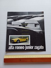 1969 Alfa Romeo Junior Zagato brochure article style car original Italian