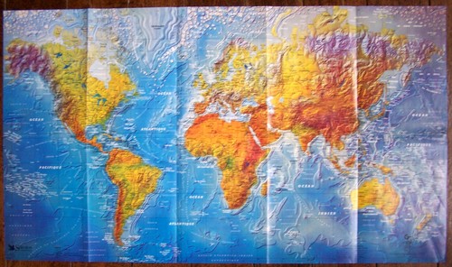 Grande carte monde - carte, du