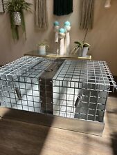 Chinchilla Rabbit Pet 2-compartment Carrier Cage