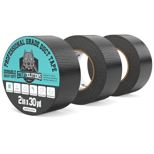 Black duct tapes - black, 90