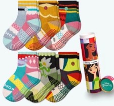 Bombas x Disney Princess Premium Gripper Socks Toddler Sizes 5-8.5 | EU 20.5-25