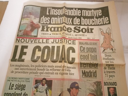 Journal tintin france soir - journal, france-soir