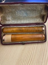 Antique Amber Press Cigarette Smoke Gold 9.2cm 22.1gram