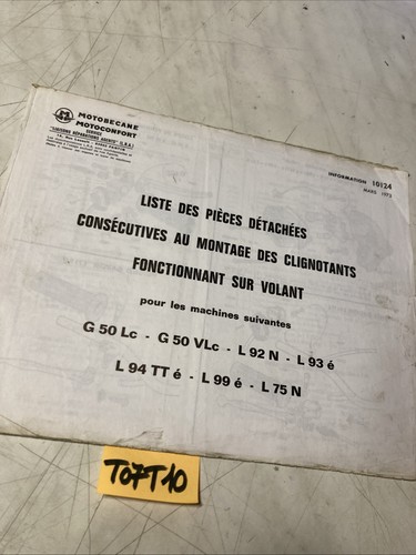 Motobécane g50 l92 - l92, l93