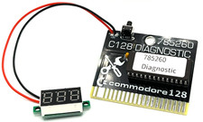 Commodore 128 Diagnostic Cartridge with Voltmeter Display USA seller