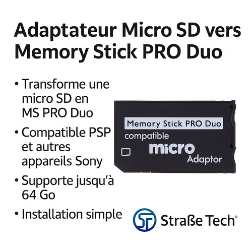 Adaptateur carte mémoire - carte,