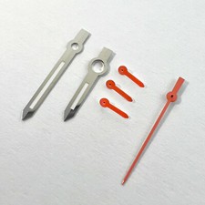 Enregistrement de Pointeur - Argent / Orange - Eta Valjoux 7750 Chronographe -