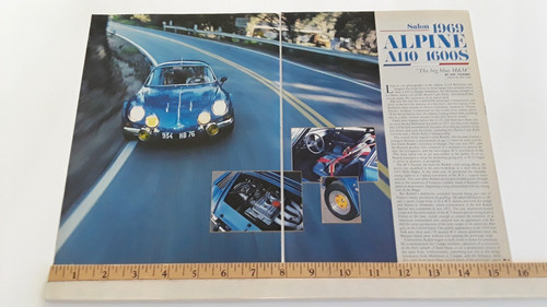 1969 alpine a110 1600s - alpine,