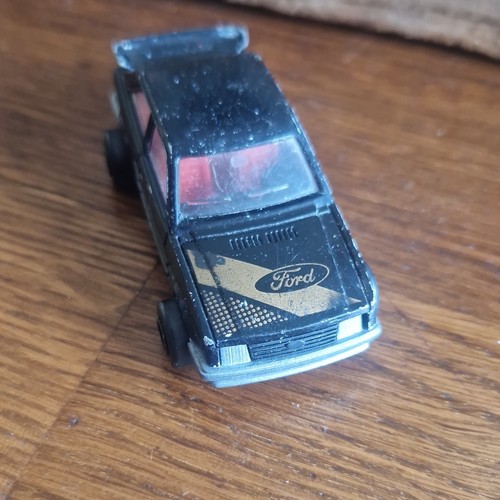 Majorette ford escort - xr3, noir