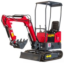 Mini-pelle 1 tonne moteur Koop