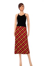 Jupe écossaise trapèze