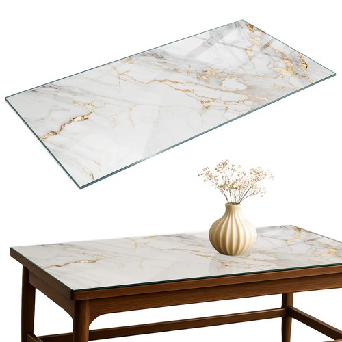 Plateau table verre - de,