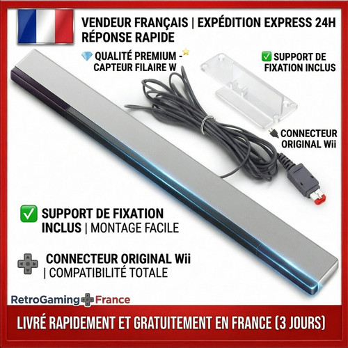 Barre capteur filaire - de,