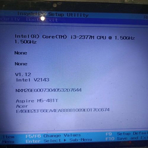 Acer aspire 481t carte - acer,