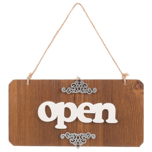 Panneau ouvert fermé - ouvert, et