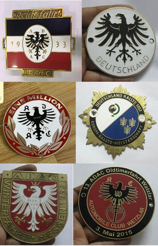 Adac voiture badges - voiture, ensemble