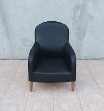 Fauteuil en cuir époque Art