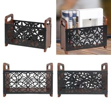 Porte-revues en bois pour dossiers, brochures, journaux