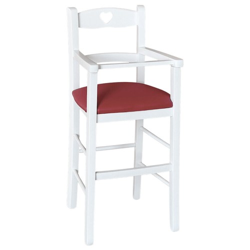 Chaise haute bois blanc - en,