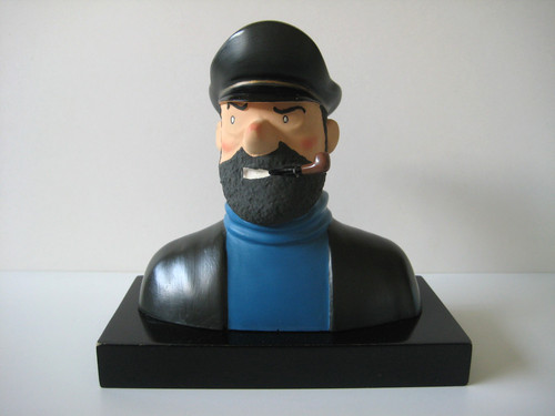Leblon tintin buste socle - tintin,