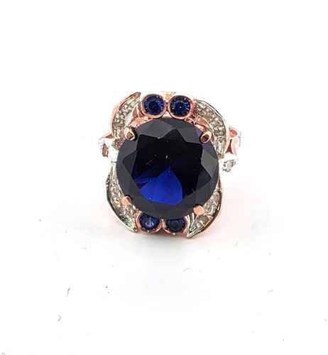 Bague cocktail rose 9 - bague,