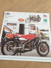 Jawa 350 V4 type 673 Bill Ivy 1969 Carte moto Collection Atlas CZ