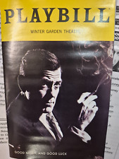 GOOD NIGHT AND GOOD LUCK Playbill GEORGE CLOONEY BROADWAY DEBUT