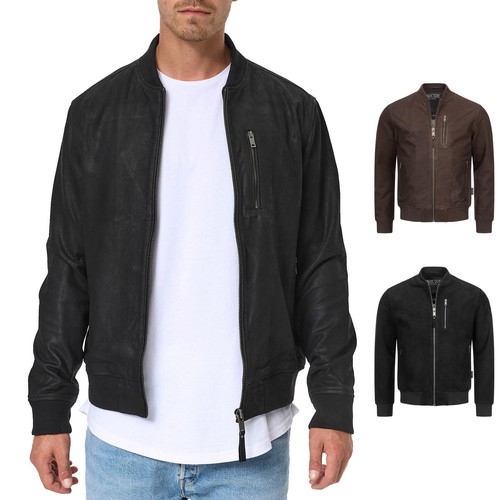 Veste cuir véritable - veste,