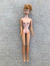 Vtg. 1960's Barbie Midge Doll with Blond Hair, Blue Eyes, Freckles Japan on Foot