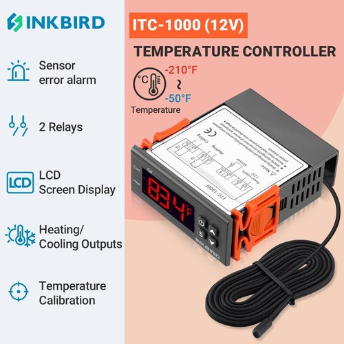 Inkbird itc 1000 - 12v, 10a